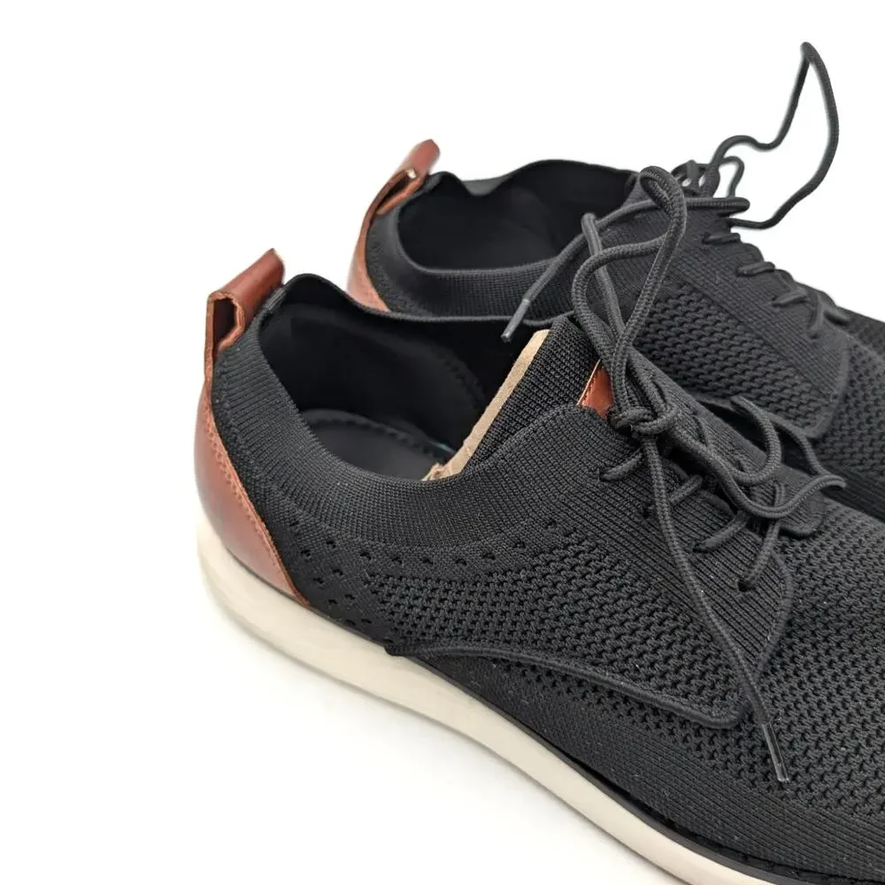 Nordstrom Rack Milo Hybrid Knit Sneaker Derby Shoes Men's Black Size US11M EU44